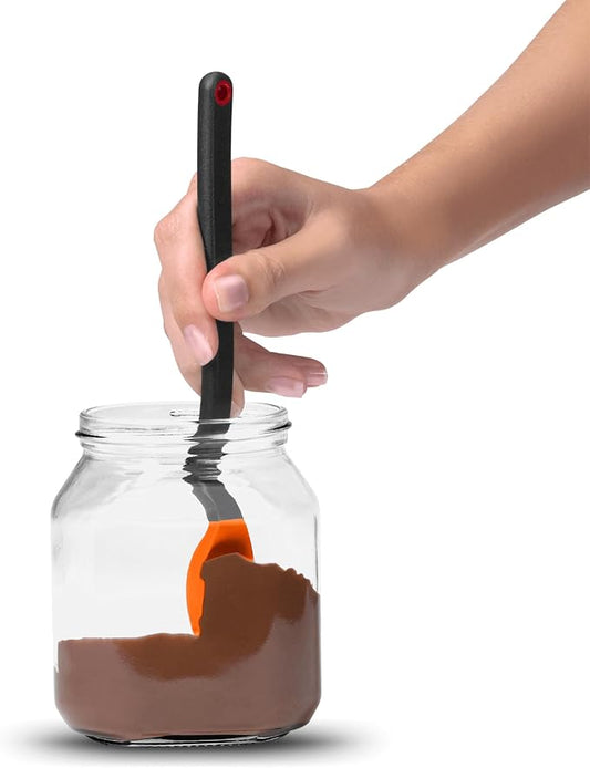 Dreamfarm Mini Supoon - Silicone Pro-Grade Non-Stick Jar Scraping Spoon Mini Orange