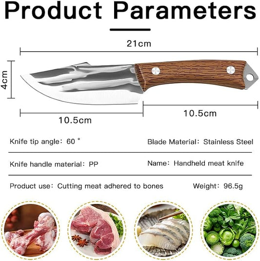 Chef Knife,8.2" Professional Kitchen Knife for Cooking,Made of Stainless Steel,Ultra Sharp for Cutting food,with Ergonomic Handle,for Home & Restaurant