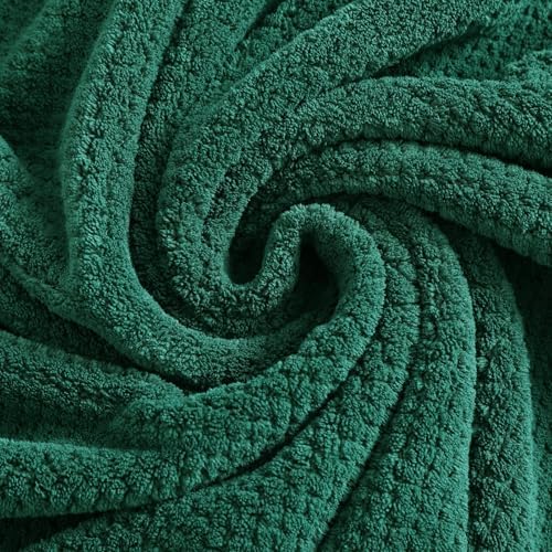 YTYC 39x78 Bath Sheets,Towels for Bathroom,Dark Green,2-Pieces