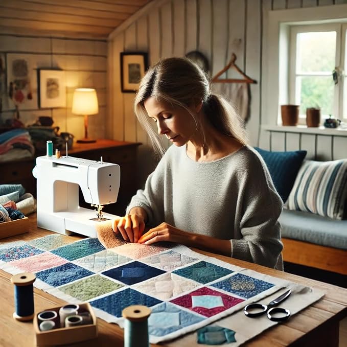 Solid Color Cotton Fabric Bundle – 50 Pre-Cut Squares (20×20 cm / 8×8 inch), 100% Cotton, 120 GSM, Made in Türkiye