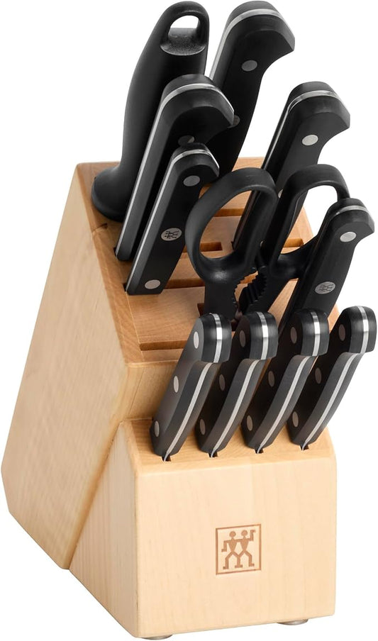 ZWILLING Gourmet 12-pc Knife Block Set - Natural