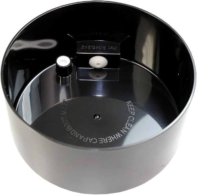 COFFEEVAC Multi-Use Airtight Coffee Bean Storage Container - Patented Vacuum Seal Ground Coffee Grounds Container, 1.85L, BPA-Free, NSF-Certified, Smell Proof, 1LB, Black Cap and Clear Body
