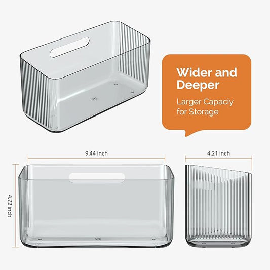 Cruet stands, 2 Pack Cabinet Door Organizers Plastic Wrap Holders for Kitchen Organizers, No drilling Wall Door Mount Kitchen Wrap Rack for Foil Wrap, Cling Wrap, and Food Bags, Clear Grey