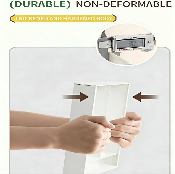 Expandable Kitchen Drawer Organizer, Telescoping Cutlery Tray, White Adjustable Storage Box with Multiple Compartments for Utensils, Silverware, and Kitchen Tools