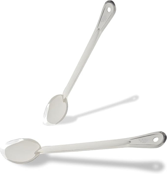 Winco Stainless Steel Basting Spoon, Solid, 15", 1.2mm