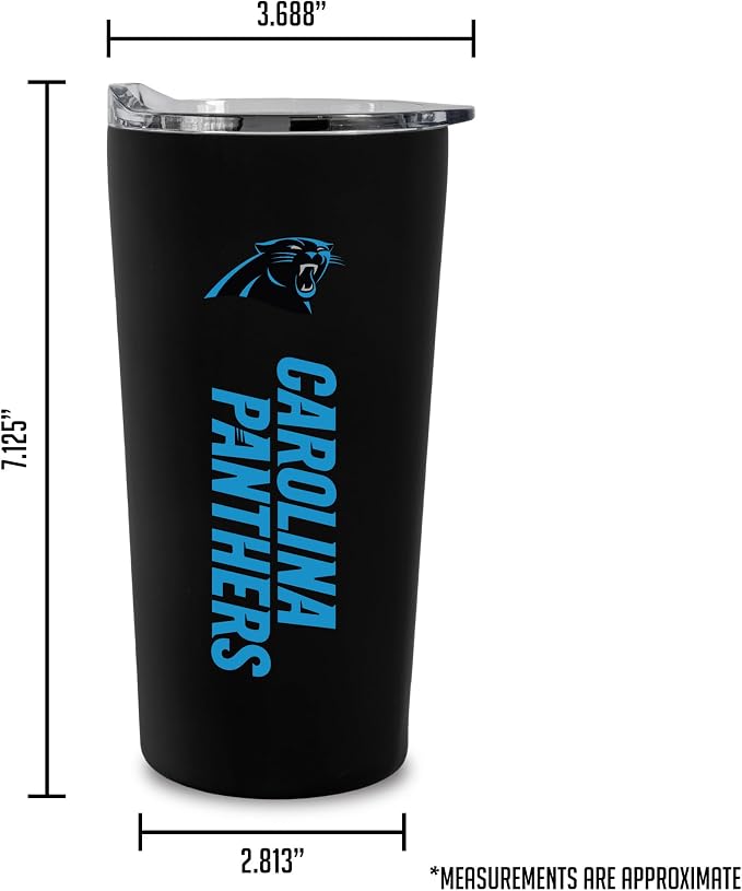 Rico Industries NFL Football Soft Touch, Easy Grip Tumbler
