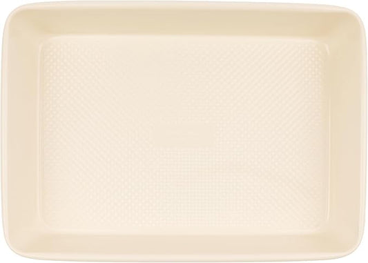 David Burke 13x9 Oblong Baking Pan โ Carbon Steel, Non-Stick, PFTE & PFOA Free, Oven Safe with AirFlow Baking Technology โ Cream