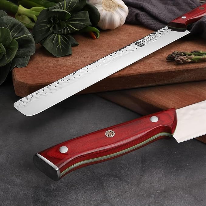 Dream Reach Brisket Knife, 12" Carving & Slicing Knife for Meat Cutting Ultra Sharp Full Tang Meat Knives with Ergonomic Handle Gift Box, Christmas Gifts for Men Women