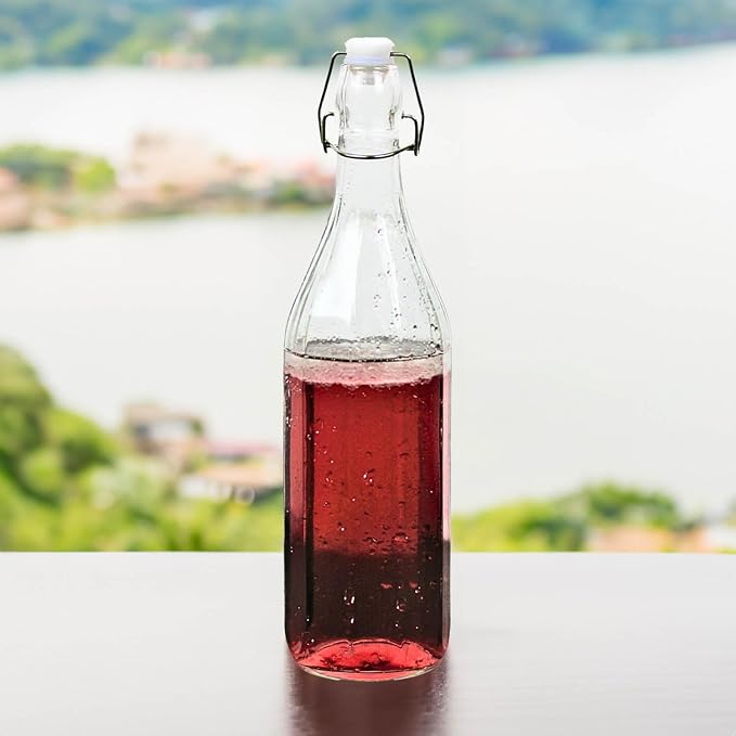 Tala 1000 ml Classic Airtight Lever Arm Preserving/Cordial Bottle, 10A01291