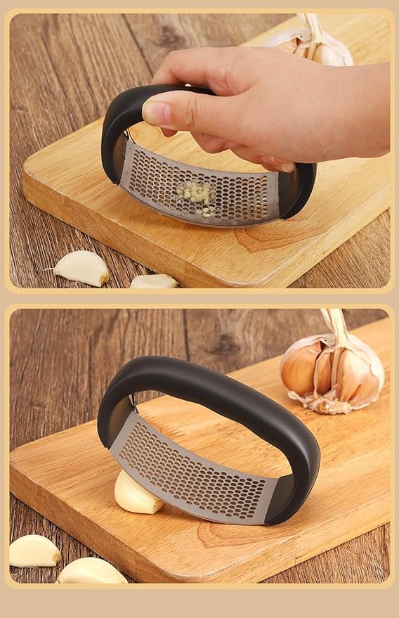 Garlic Pressing Tool Manual Circular Garlic Press Paste Garlic Mud Pressing Tool for Home Kitchen Use Crushing Tool