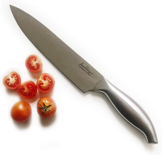 Jean-Patrique Professional Chef Knife - 8 Inch Kitchen Knife, Stainless Steel, Large Sharp - Chopaholic