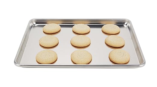Vollrath Wear-Ever Half-Size Sheet Pan, 18-Inch x 13-Inch, Open-Bead, Aluminum, NSF