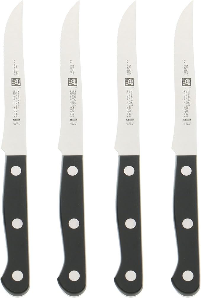 ZWILLING Twin Gourmet 8-pc Steak Knife Set with Wood Presentation Case