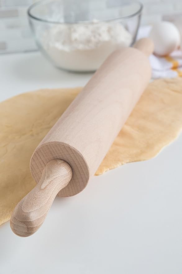 Fox Run 4044 Rolling Pin, Wood, 10-Inch Barrel