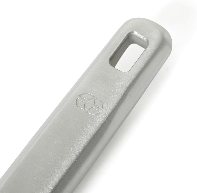 Calphalon Prime Slotted Spatula, Slotted Fish Turner, Stainless Steel Kitchen Flipping Spatula, Flexible Heavy-Gauge Heat Resistant for Seafood, Weighted Handle for Control