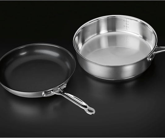 Cuisinart Chef's Classic Stainless Cookware 13-Piece Set, 77-13