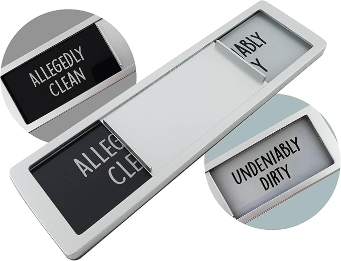 Dishwasher Magnet, Clean Dirty Sign, Apartment Essentials for First Apartment Must Haves, Funny Kitchen Gadgets Clean and Dirty Sign for Dishwasher, Gadgets for Home and Kitchen