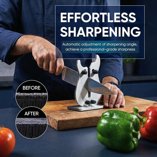 VQ-5 Professional Knife Sharpener | 3-Action Streamlined Guitar Design for Effortless Knife Sharpening - The Ultimate Tool for Precision 11 to 21 Degree Angles