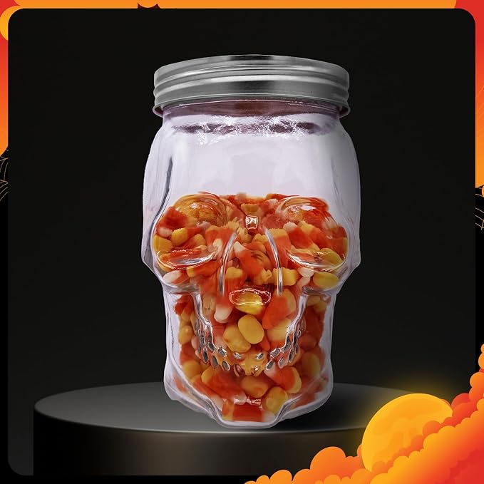 DURA LIVING SKULLS (Clear, Large)