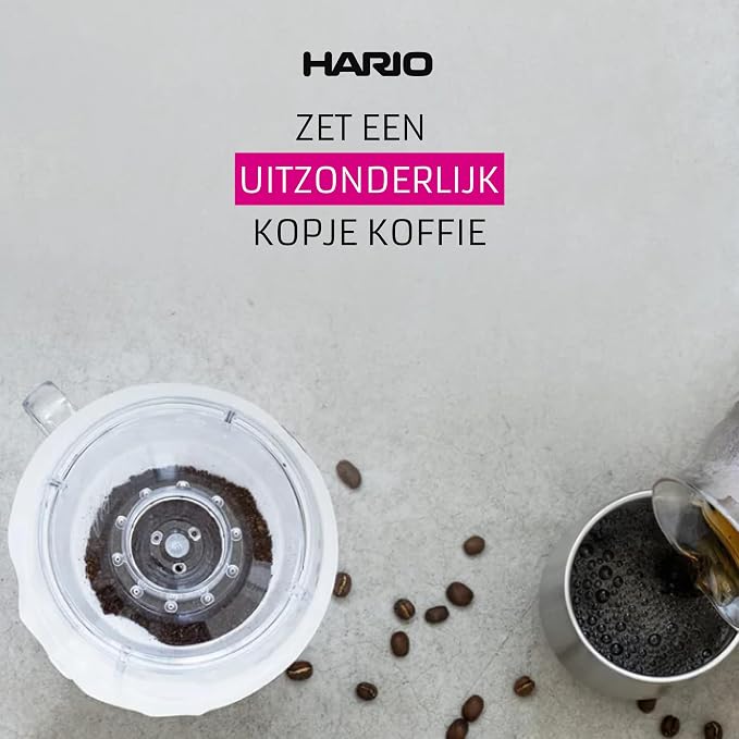 Hario V60 Plastic Coffee Dripper, Size 03, Clear