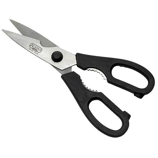 Winco Commercial-Grade 7 Piece Knife Set with Wooden Block