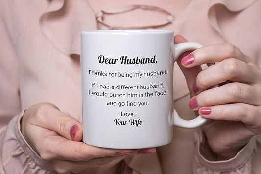 Thanks For Being My Husband Mug, Gifts For Husband From Wife, Valentines Day Gifts Mugs For Husband, Father's Day Gifts For Husband, Christmas Gifts, Anniversary Presents For Him Tea Cup