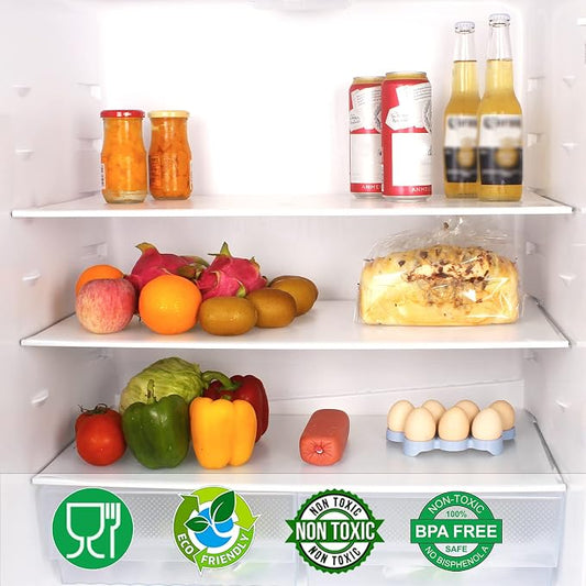 Shelf Liner, Non-Slip Cabinet Liner, Washable Oil-Proof for Kitchen Cabinet, Shelves, Refrigerator, Storage, Desks, 16 Inches x 20 FT, Non Adhesive Drawers Liner… (16 Inches x 20 FT x 2 Rolls)