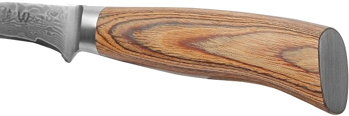 Wakoli EDIB Pro Damascus Peeling Knife – Japanese Style Kitchen Knife | 2.4-Inch Genuine Damascus Steel Blade with VG10 Core | Ergonomic Pakkawood Handle | Professional Chef Knife in Gift Box