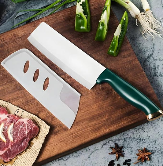 DESIAR 6.5 Inch Ceramic Chef Knife - Sharp Vegetable Chopping & Butcher Knife with Sheath Cover, Easy to Clean Kitchen Knives in Gift Box