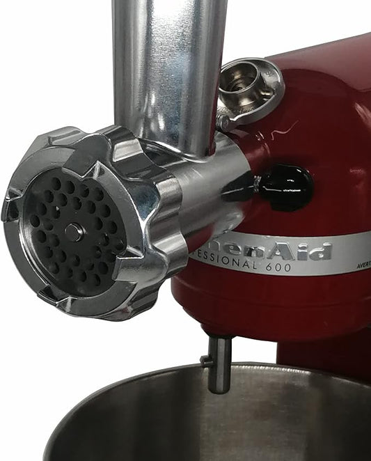 Replacement Food Meat Grinder Attachment with Sausage Stuffer Kit and Food Tray, Compatible with KitchenAid Artisan Series 5 Quart Tilt Head Stand Mixer &5/6/7 Quart Bowl-Lift Stand Mixer