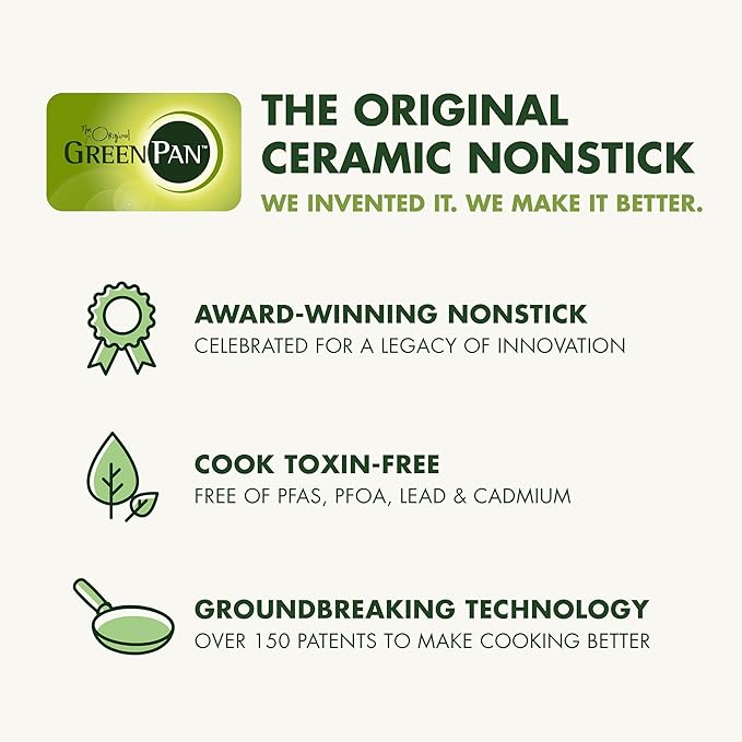 GreenPan Silicone Fish Turner Spatula, Slotted Cooking Kitchen Utensil, Flexible Rubber Nonstick Cookware, Rigid Steel Core, Heat-Resistant, Anti-Slip Handle, BPA-Free, Dishwasher Safe, Taupe