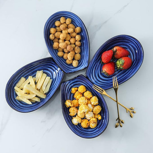 Hasense Spoon Rest for Stove Top, Stable Heat-resistant Spoon Holder for Home Coffee Bar Cooking, Ladle Holder for Countertop and Kitchen Gadget, Blue Utensil Rest for Spatula Ladles Tongs, 2 PCS