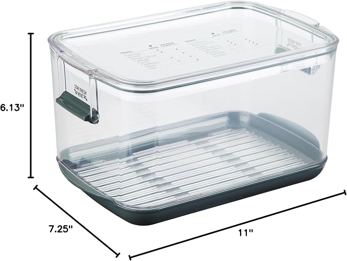 ProKeeper Produce Storage Container with Stay-Fresh Vent System – 5.7 Quarts, Airtight for Fruits & Vegetables