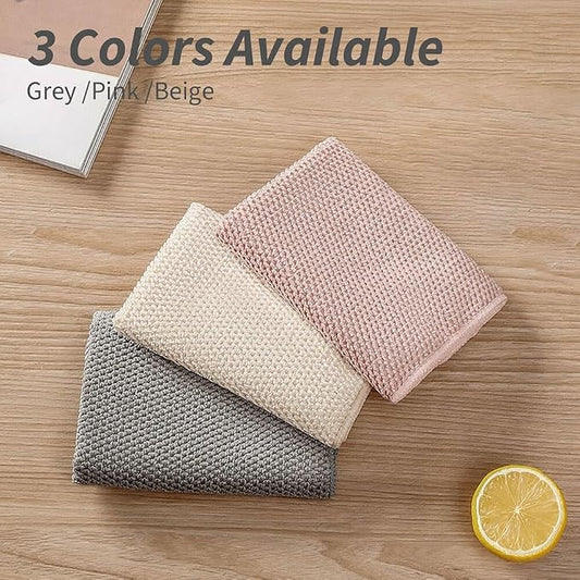 Barista Towels 12 Pack, Extra Thick Microfiber Coffee Cleaning Cloths for Espresso Machines, Steam Wands & Countertops – Essential Coffee Bar Accessories, 12”x12”