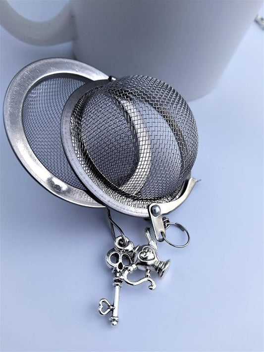 Teapot and Skull Key Tea Infuser Ball for Loose Leaves Brewing