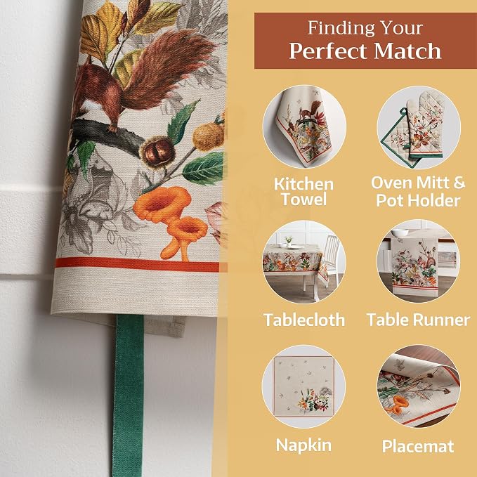Maison d' Hermine 100% Cotton Apron for women with Pocket Kitchen Chef Apron for Men Cooking Spring Summer
