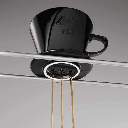 Kalita Ceramic Coffee Dripper (Black) for 2-4 Cups (#02005)