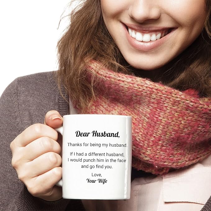 Thanks For Being My Husband Mug, Gifts For Husband From Wife, Valentines Day Gifts Mugs For Husband, Father's Day Gifts For Husband, Christmas Gifts, Anniversary Presents For Him Tea Cup