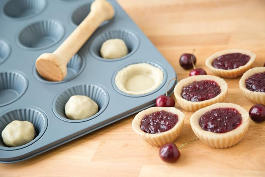 Fox Run Ribbed Tart Pan, 12-Cup, Preferred Non-Stick, 10.5 x 14 x 1 inches