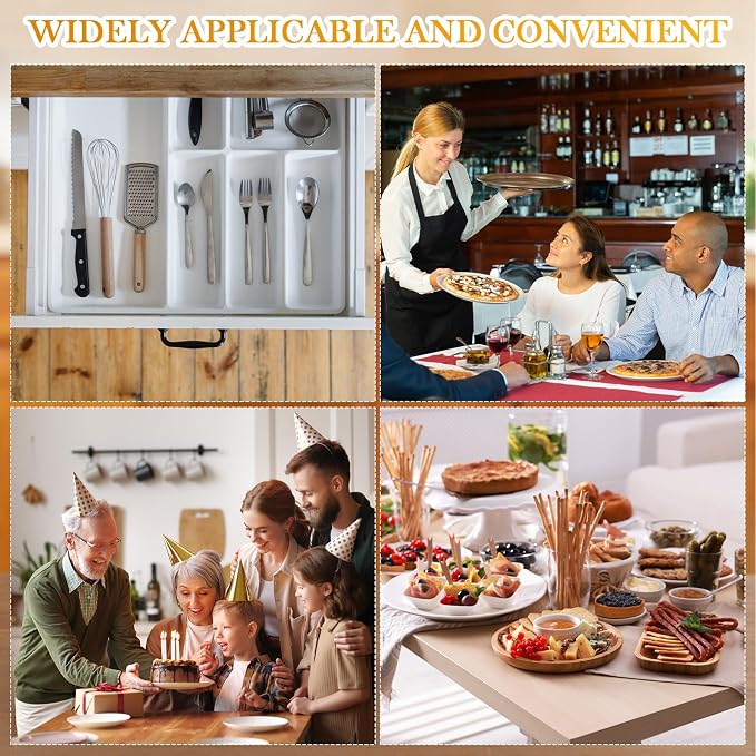 Suzile Acrylic Cutlery Storage Organizer Bin Silverware Caddy Countertop Knife Spoon and Fork Holder Kitchen 3 Section Tableware Storage Box for Cabinet Indoor Home Flatware Dining Room (Clear,L)