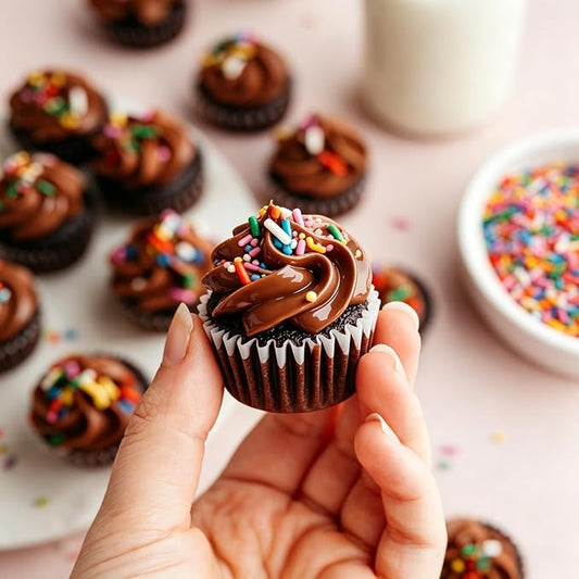 2 Pack Silicone Mini Muffin Pan with Stainless Steel Reinforced Frame 24 Cups Nonstick Mini Cupcake Pans with Handle for Baking Muffins, Cupcakes, Egg Bites, Dishwasher Safe