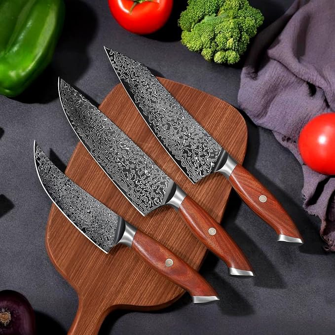Freelander 6.1 inch Viking Knife – Traditional Viking Style Blade with 4.9 inch Walnut Handle, Full Tang Construction – Unique Outdoor Knife with Premium Craftsmanship