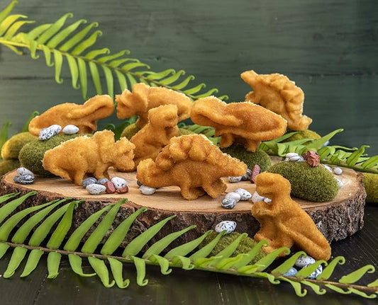Nordic Ware Dinosaur Cakelet, 3 Cups, Toffee