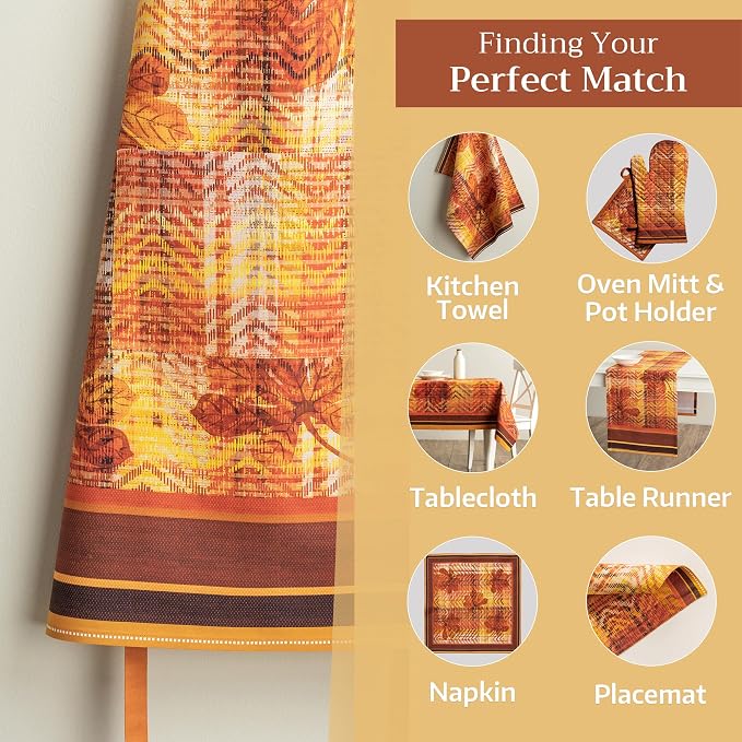 Maison d' Hermine 100% Cotton Apron for women with Pocket Kitchen Chef Apron for Men Cooking Spring Summer