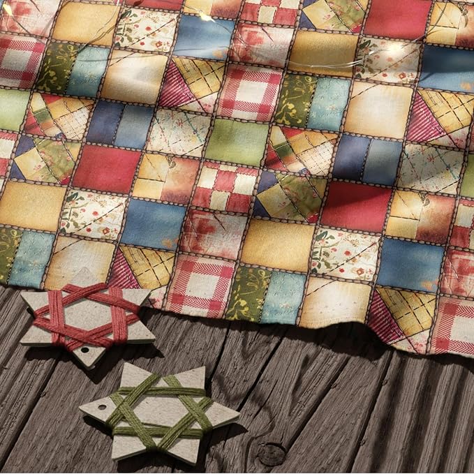 100% Cotton Fabric by the Yard โ Turkish Quality Quilting & Sewing Fabric, 1 Yard x 1.69 Yards Wide, Patchwork Cotton for Crafts