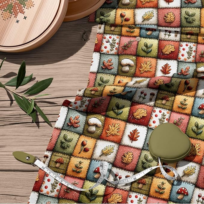 100% Cotton Fabric by the Yard – Turkish Quality Quilting & Sewing Fabric, 1 Yard x 1.69 Yards Wide, Patchwork Cotton for Crafts