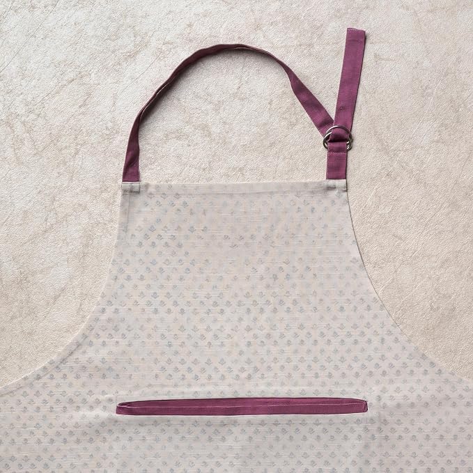 Maison d' Hermine 100% Cotton Apron for women with Pocket Kitchen Chef Apron for Men Cooking Spring Summer