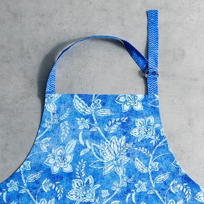 Maison d' Hermine 100% Cotton Apron for women with Pocket Kitchen Chef Apron for Men Cooking Spring Summer