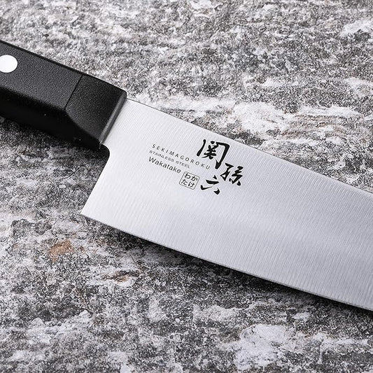 Kai KAI AB5420 Santoku Knife, Seki Magoroku, Stainless Steel, 6.5 inches (165 mm), Dishwasher Safe, Made in Japan