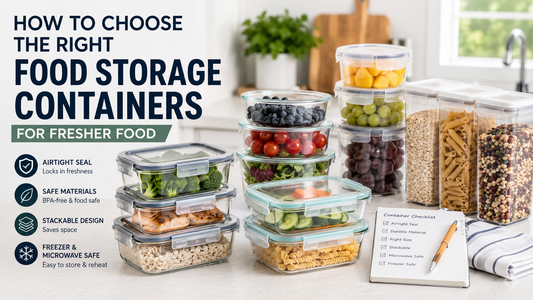 How to Choose the Right Food Storage Containers for Fresher Food